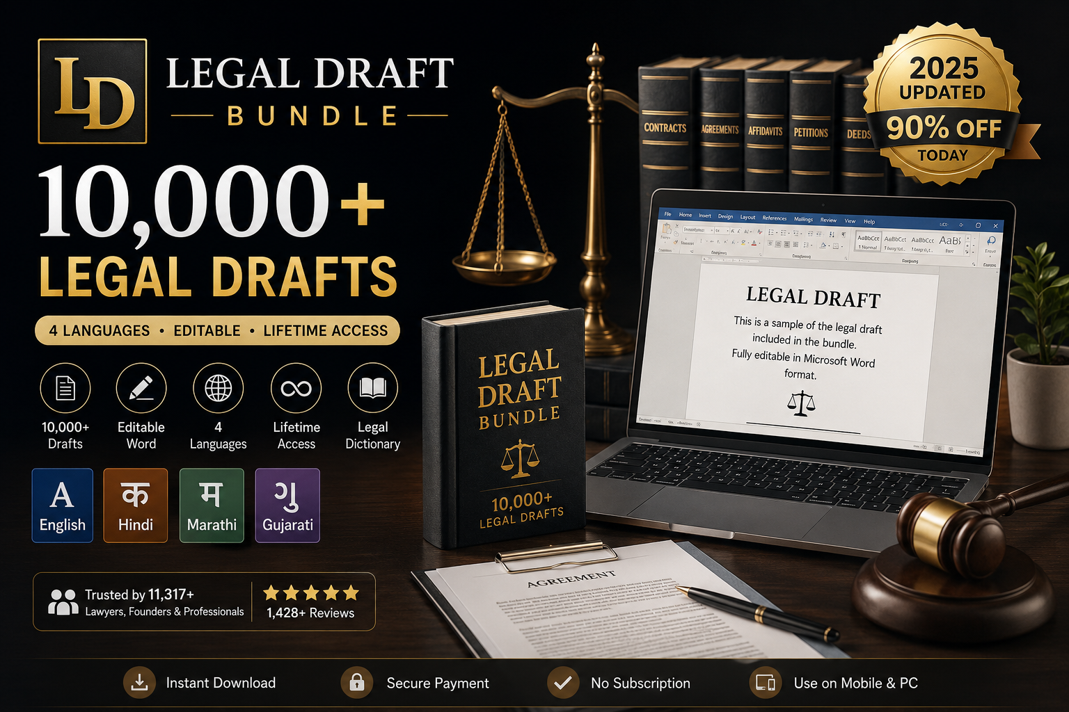 10,000+ Legal Drafts Bundle